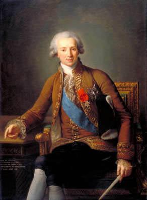 elisabeth vigee-lebrun Portrait of the Comte de Vaudreuil Sweden oil painting art